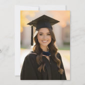 Photo Collage Card Insert for Vellum Graduation 招待状 (正面)