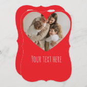 Photo collage christmas シーズンカード (正面/裏面)