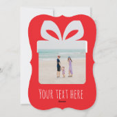 Photo collage christmas シーズンカード (裏面)