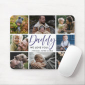 Photo Collage "Daddy" We Love You Mouse pad マウスパッド (マウス)