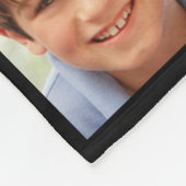 Photo Collage Fathers Day Best Dad Ever フリースブランケット (角)