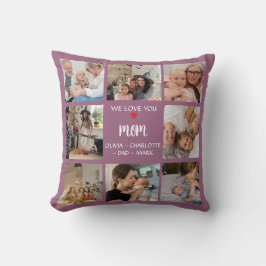 Photo Collage Gift Pillow For Mom – アルバムフォト クッション