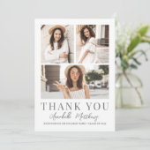 Photo Collage Graduation サンキューカード (スタンド正面)