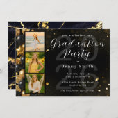 Photo Collage Graduation Party Invitation 招待状 (正面/裏面)