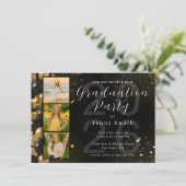 Photo Collage Graduation Party Invitation 招待状 (スタンド正面)