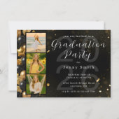 Photo Collage Graduation Party Invitation 招待状 (正面)