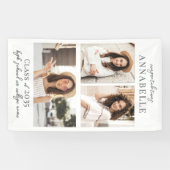 Photo Collage Graduation Party Sign 横断幕 (横)