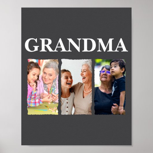 Photo Collage Grandma D Family _1  ポスター (正面)