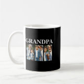 Photo Collage Grandpa D Gift  コーヒーマグカップ (左)
