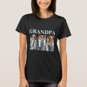 Photo Collage Grandpa D Gift  Tシャツ (正面)