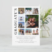 Photo Collage Joint Graduation 招待状 (スタンド正面)