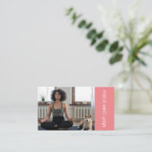 Photo Collage Modern Coach yoga entraîneur fitness 名刺 (スタンド正面)