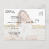 Photo Collage Modern Overlay Class Year Graduation 案内ポストカード (裏面)