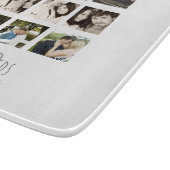 PHOTO COLLAGE Newlywedsパーソナライズされたの8結婚倍 カッティングボード (角)