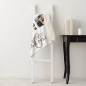 PHOTO COLLAGE Newlywedsパーソナライズされたの8結婚倍 シェルパブランケット (インサイチュ)