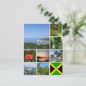 Photo Collage of Jamaica ポストカード (スタンド正面)