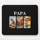Photo Collage Papa D Gift マウスパッド (正面)