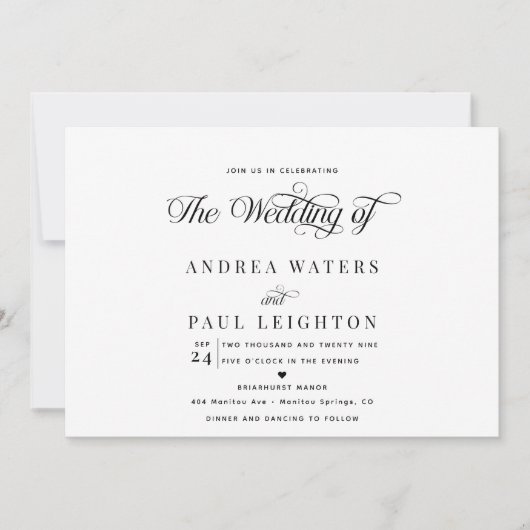 Photo Collage Wedding | Qr Code Invitations 招待状 (正面)