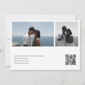 Photo Collage Wedding | Qr Code Invitations 招待状 (裏面)