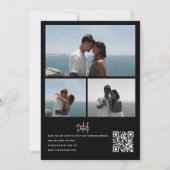 Photo Collage Wedding | Qr Code Invitations 招待状 (裏面)