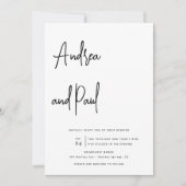 Photo Collage Wedding | Qr Code Invitations 招待状 (正面)