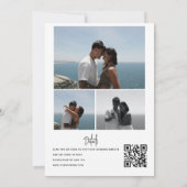 Photo Collage Wedding | Qr Code Invitations 招待状 (裏面)