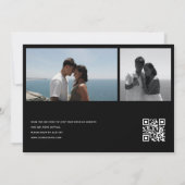 Photo Collage Wedding | Qr Code Invitations 招待状 (裏面)