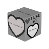 Photo Cube I Love you フォトキューブ (裏面アングル)