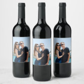 PHOTO CUSTOM WINE LABEL ワインラベル (ボトル)