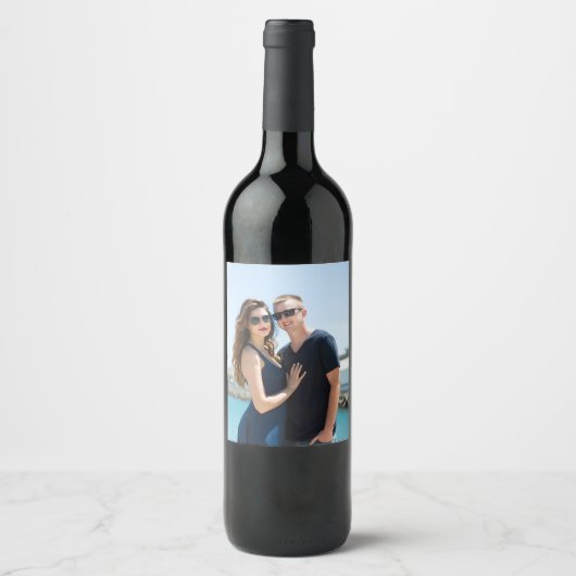 PHOTO CUSTOM WINE LABEL ワインラベル (正面)