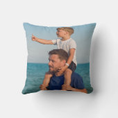 Photo Customised Pillow With Picture Throw Pillows クッション (裏面)