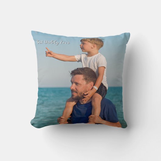 Photo Customised Pillow With Picture Throw Pillows クッション (正面)