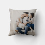Photo Customised Pillow With Picture Throw Pillows クッション (裏面)