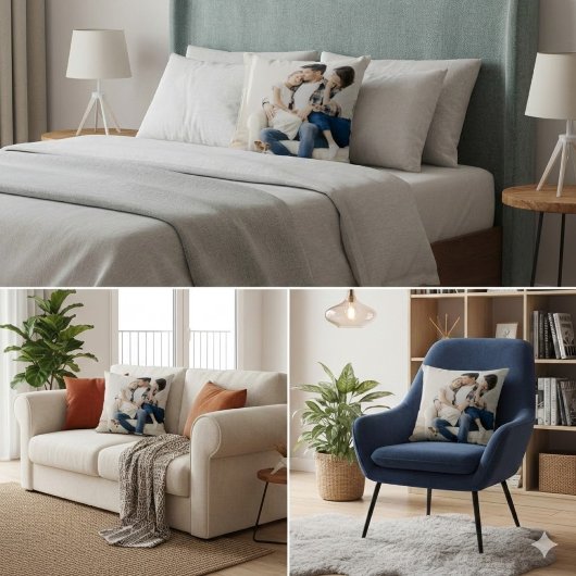 Photo Customised Pillow With Picture Throw Pillows クッション