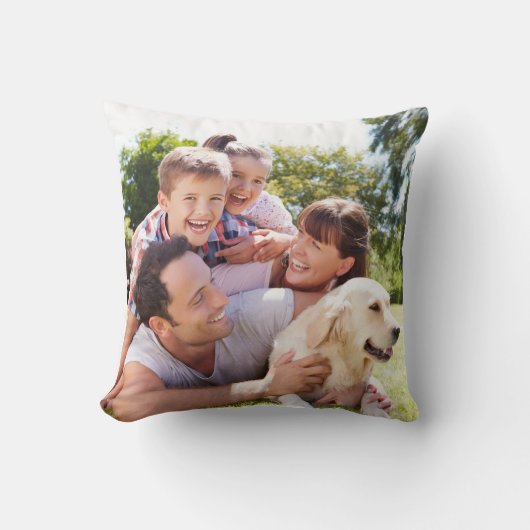 Photo Customised Pillow With Picture Throw Pillows クッション (正面)