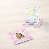 Photo, Customizable Cardboard Coasters, Chipboard ペーパーコースター (インサイチュ)