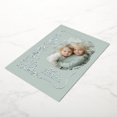 Photo | Cute Winter Woodland Christmas Greeting 箔シーズンカード (回転した状態)