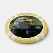 photo d'aigle ポーカーチップ (シングル)