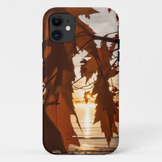 photo de feuilles d'érables rouge Case-Mate iPhoneケース (裏面)