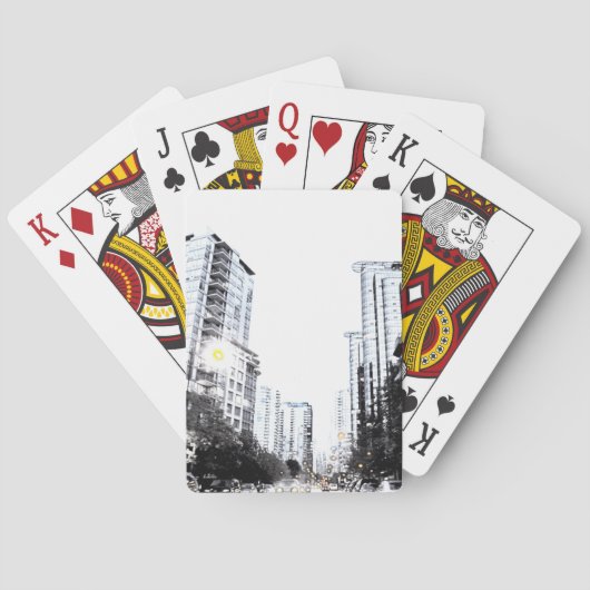 photo de ville la nuit トランプ (裏面)