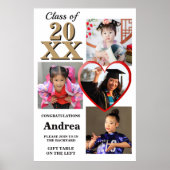 Photo Display Through The Years Graduation Party ポスター (正面)