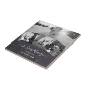 PHOTO Dog Memorial Gift – ペット損失記念コラージュ タイル (側面)