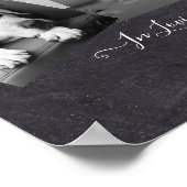 PHOTO Dog Memorial Gift – ペット損失記念コラージュ ポスター (角)