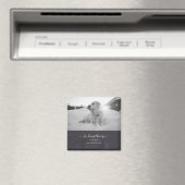 PHOTO Dog Memorial Gift – ペット損失記念コラージュ マグネット (インサイチュ (食洗機))