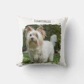 Photo Dog Pet with Name クッション (正面)