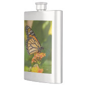 photo d'un papillon sur une fleur フラスク (左)