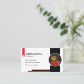 photo edating Business Card 名刺 (スタンド正面)