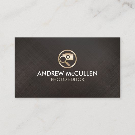 Photo Editor Camera Glass Icon 名刺 (正面)