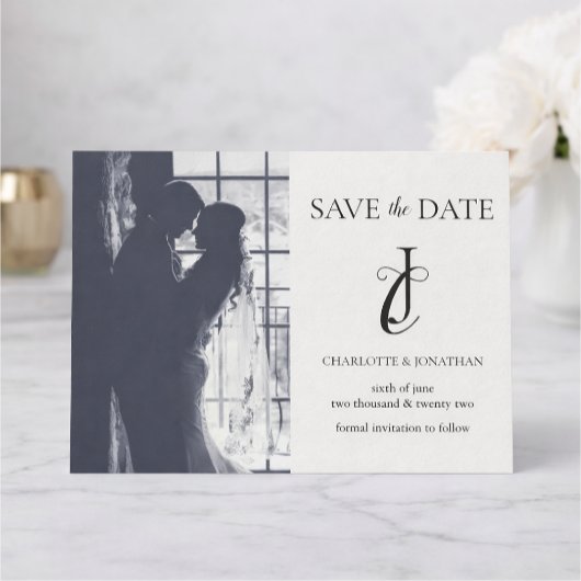 Photo Elegant Classic Wedding Save The Date セーブザデート