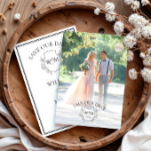 Photo Elegant Crest Monogram セーブザデート